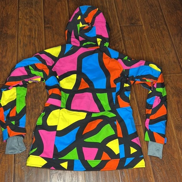 BLMG Blue Magic Multi Colour Vented Winter Snowboard Jacket - Picture 2 of 10